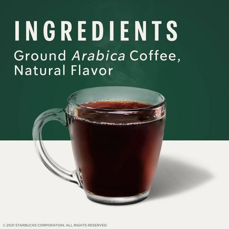 Starbucks Mocha Flavored Medium Roast Ground Coffee - 11oz, 5 of 7
