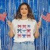 Simply Sage Market Coquette Bow Chart Stars And Stripes Short Sleeve Tee - 2 of 4