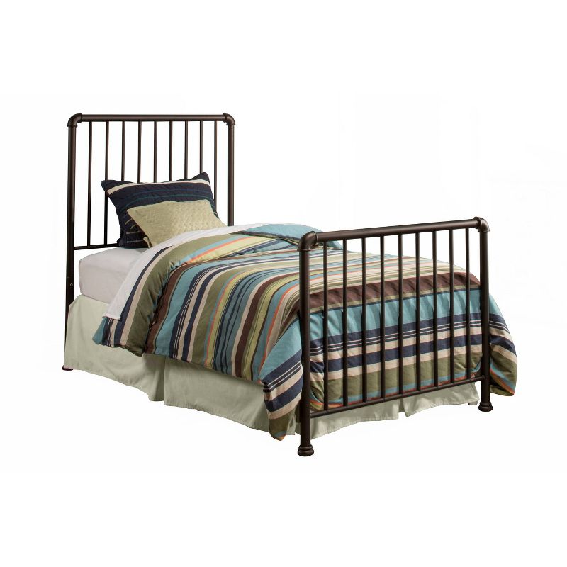Twin Brandi Metal Kids&#39; Bed Set Bronze - Hillsdale Furniture, 1 of 6