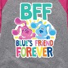 Girls' - Blue's Clues & You! - Blue's Friend Forever Shirt Tail Raglan Graphic T-shirt - 2 of 4