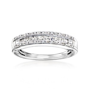 Ross-Simons 0.25 ct. t.w. Diamond 3-Row Ring in Sterling Silver - 1 of 4