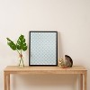 Hello Sayang Snow Flakes Icy Blue Framed Art Canvas - Society6 - 3 of 4