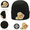 Beanie for Kids and Adults Winter Hat – Beanie with Garfield Patch Licensed (One Size) - 3 of 4