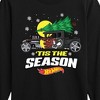 Boys' - Hot Wheels - Christmas Tree Tis The Season Long Sleeve Graphic T-Shirt - 2 of 4