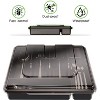 LunaLulinlk Utensil Holder for Countertop with Lid, Plastic Silverware Tray for Drawer, 5 Compartments, Flatware Organizer, Tableware Storage - 2 of 4