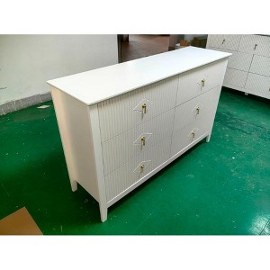 U2 7-Drawer Fluted Dresser (MDF + Paint) - 1 of 1