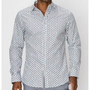 Men's Pineapple Button Down Dress Shirt - Zexi - 1 of 2