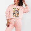 Simply Sage Market Coquette Colorful Halloween Bows Lightweight Garment Dyed Sweatshirt - 2 of 4