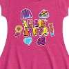 Girls' - Nickelodeon - Lil Big Drippa Fit & Flair Cap Sleeve Dress - 2 of 2