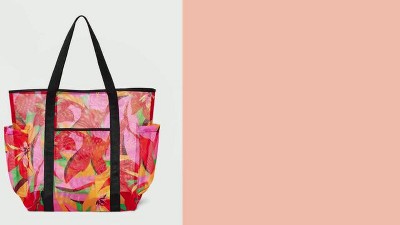 Floral Print Mesh Tote Handbag - Shade & Shore™ : Target