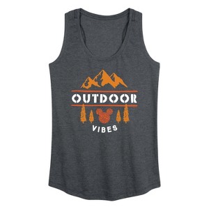 Women's - Disney - Outdoor Vibes Graphic Racerback Tank - 1 of 4