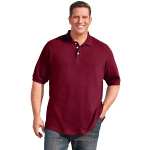 KingSize Shrink-Less Piqué Polo Shirt - 1 of 4