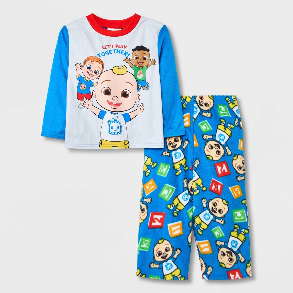 2T Cocomelon Lets Play Together Long Sleeve 2-Piece Pajama Set-Toddler 2T