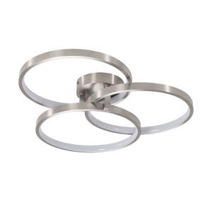 VYNXARIA Contemporary 20-Inch 3-Ring Ceiling Light Fixture ¨C Elegant Illumination for Any Space - 1 of 4