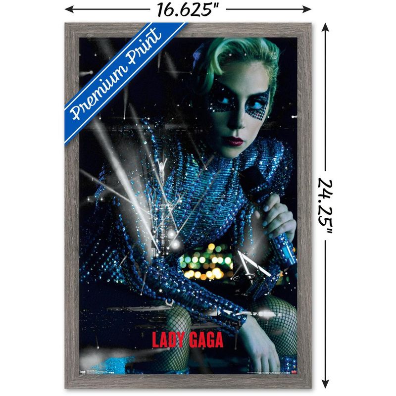 Trends International Lady Gaga - Live Framed Wall Poster Prints, 3 of 7