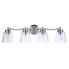 Craftmade Lighting 4 - Light Vanity in  Brushed Polished Nickel - 3 of 4