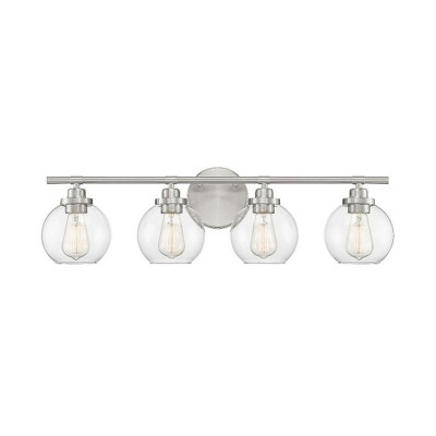 Savoy House Carson 4 - Light Vanity in  Satin Nickel