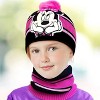 Disney Girls' Minnie Mouse Winter Hat, Mittens,& Gaiter Three Piece Set, Age 3-6 - 2 of 3