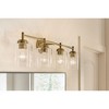 Kichler Lighting Winslow 4 - Light Vanity in  Natural Brass - 3 of 4
