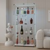 VYNXARIA Tempered Glass Display Cabinet,Wine & Storage Cabinet,Door Locks,Adjustable Feet for Uneven Ground,White - 2 of 4