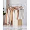 30-Pack Pants Hangers, 16.7-Inch Long Velvet Hangers with Adjustable Clips,  Heavy-Duty, Non-Slip Skirt Hangers, Velvet Pants Hangers - 4 of 4