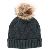 David & Young Women's Satin Lined Beanie Cuff Cap - 3 of 4