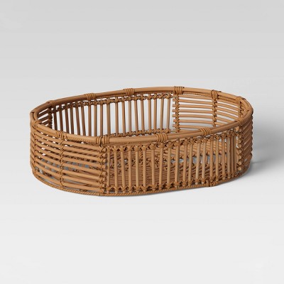 13" x 4.5" Rattan Tray Basket Natural - Opalhouse™