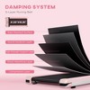 FIONECA Soozier Under Desk Walking Pad with Remote, LED Display & Wheels ¨C 264 LB Capacity, Pink - 4 of 4