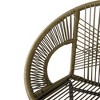 DSVIMOY Counter and Bar Stool Ferrara Outdoor Barstool Set with Faux Wicker Design for Patio, Green, 36"*23.5"*21.5" - 4 of 4