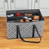 Collections Etc Foldable Shoe Organizer Tote - Holds 12 Pairs - 2 of 2
