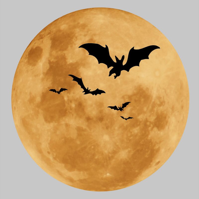 Men's Design By Humans Halloween - Moon By MonkeyStore T-Shirt, 2 of 5