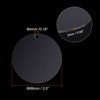 Unique Bargains Acrylic Round Clear Transparent Key Tags Disc with Hole - 2 of 4