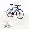 VisioGear Bicycles, 700c Road Bike 24 Speed, City Commuter Bicycle for Men Women, Bue, 67.32"*14.56"*39.37" - 2 of 4