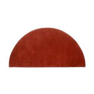 44" Long Minuteman International Somerville Half Round Hearth Rug Red- ACHLA Designs - 1 of 4