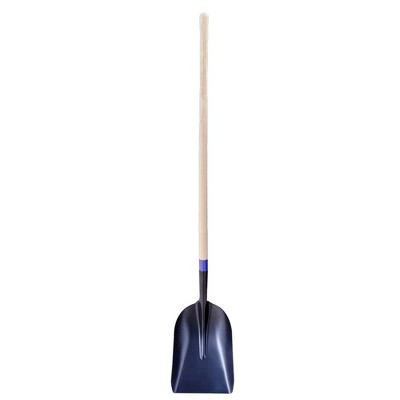Bon Tool 28-157 Scoop Shovel - Steel 11 1/2-inch X 14-1/2-inch - 48-inch Wood Handle