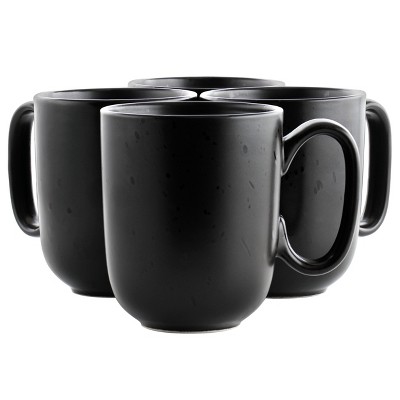 Gibson Our Table Landon 6 Piece 15oz Reactive Glaze Coffee Cup Set In  Truffle Grey : Target