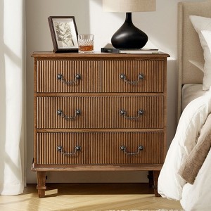 Phil 2 - Drawer Nightstand with Integrated Charging Station and Pull-Out Tray丨HULALA HOME - 1 of 4