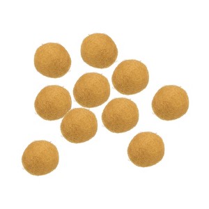 Unique Bargains Home Crafts Handcrafts Project DIY Wool Felt Balls Beads 10 Pcs - 1 of 3