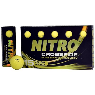 Nitro Crossfire Glossy Golf Balls [15-Ball]