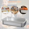 GustoWave 6-Piece Commercial Stainless Steel Hotel Pan Set – Full-Size Gastronorm Pans for Catering, Buffet Service & Food Storage - 2 of 4