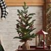 The Lakeside Collection Lighted Country Pencil Pine Tree - 24" - 2 of 2