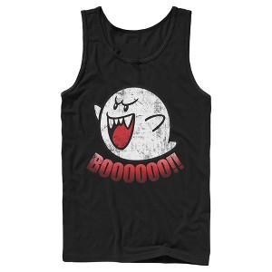 Men's Nintendo Retro Boo Ghost Tank Top - 1 of 4