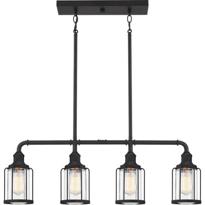 Quoizel Lighting Ludlow 4 - Light Chandelier in  Earth Black