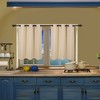 PiccoCasa Window Rod Pocket Valance Thermal Insulated Curtain Panels 2Pcs - 2 of 4