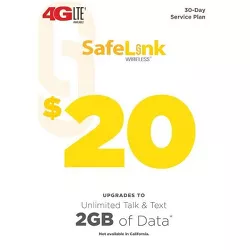 SafeLink Wireless $20 (Email Delivery)