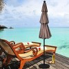 Tangkula Outdoor Auto-tilt Patio Market Umbrella W/ Double Vented - 3 of 4