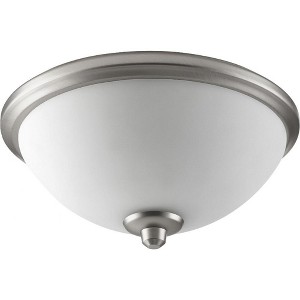 Quorum Lighting Alton 3 - Light Flush Mount in  Satin Nickel - 1 of 1