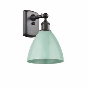 Plymouth Dome - 1 Light Wall Sconce In Industrial Style-10.75 Inches Tall and 7.5 Inches Wide - 1 of 1
