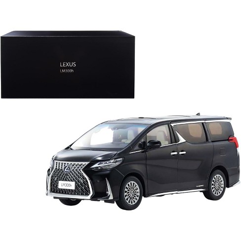Lexus Lm300h Hybrid Van With Sunroof Black 1/18 Diecast Model Car