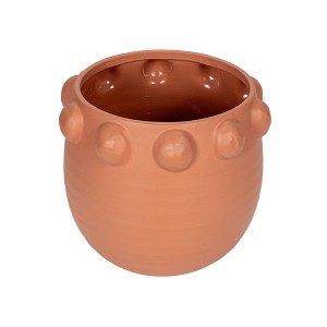 Storied Home Terra-cotta Planter with Raised Dots - 1 of 4
